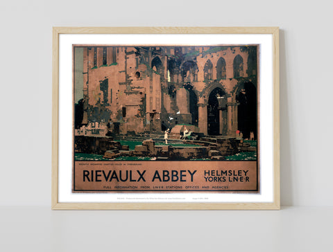 Rievaulx Abbey - Helmsley Station Yorkshire Art Print