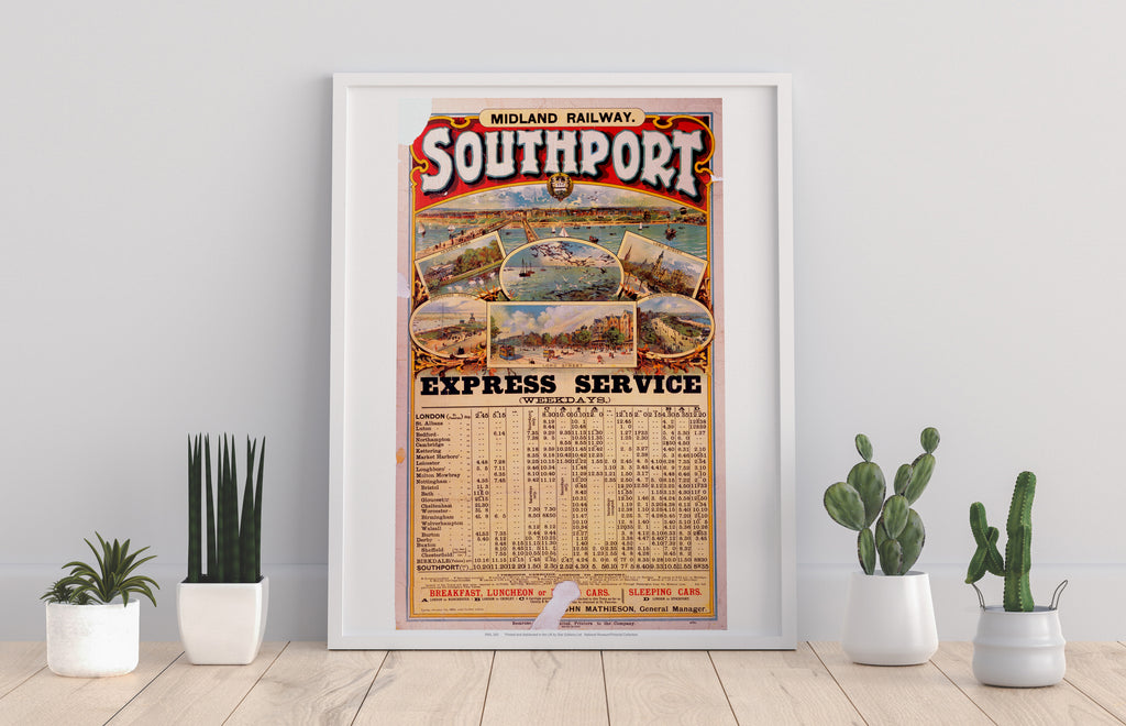 Southport - Express Service - 11X14inch Premium Art Print