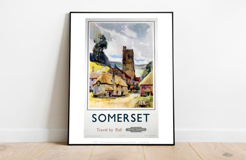 Somerset, Travel By Rail - 11X14inch Premium Art Print