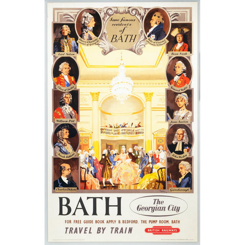 Bath The Georgian City 24" x 32" Matte Mounted Print