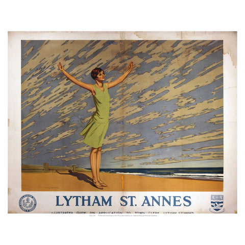 Lytham St Annes 24" x 32" Matte Mounted Print