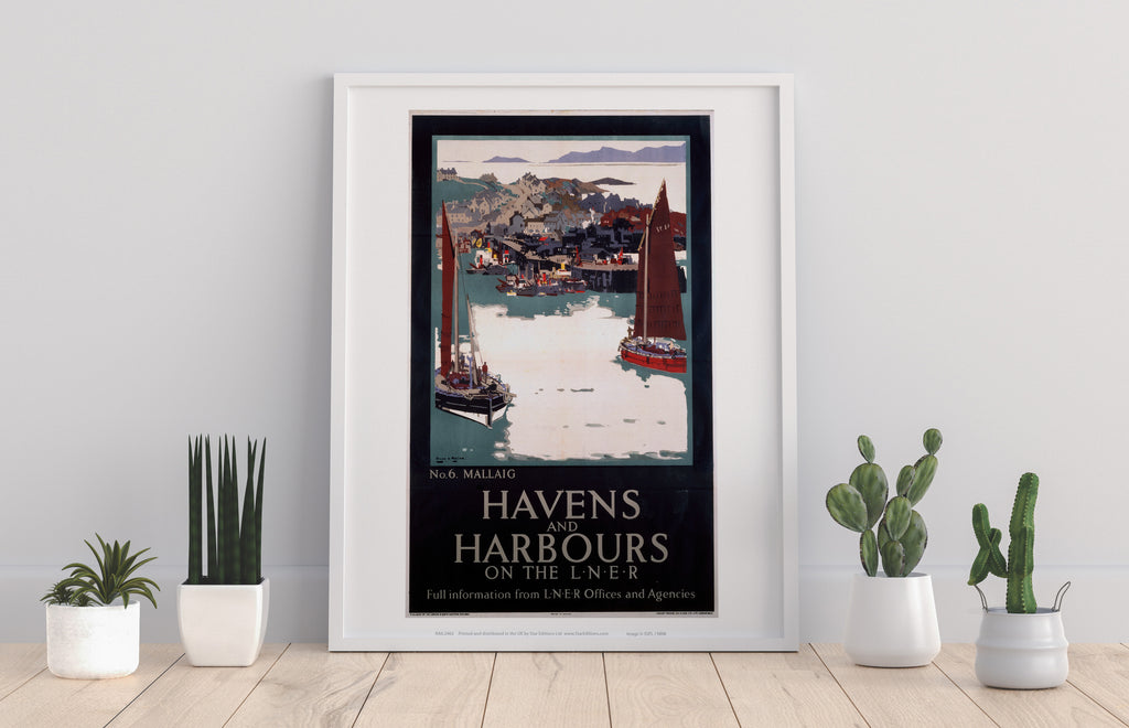 Havens And Harbours No 6 Mallaig - 11X14inch Premium Art Print