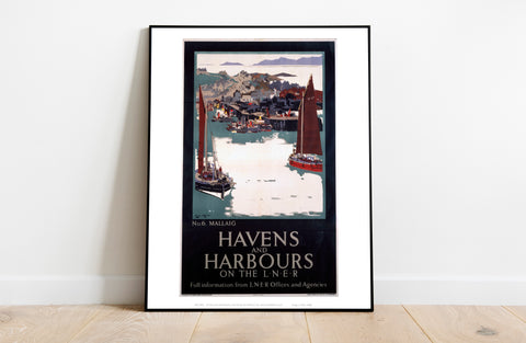 Havens And Harbours No 6 Mallaig - 11X14inch Premium Art Print