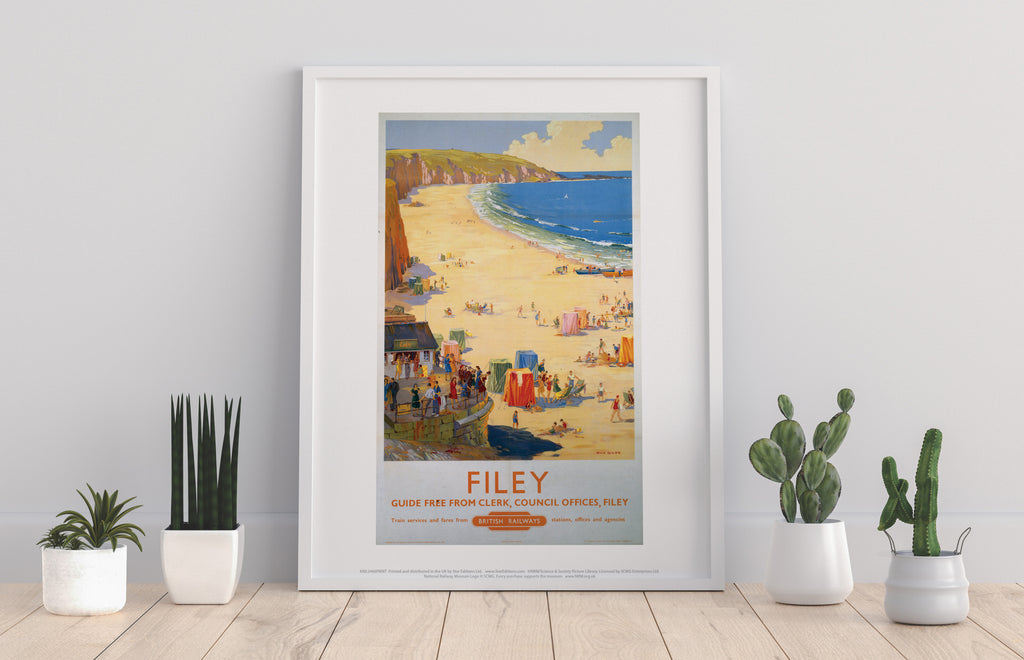 Filey - British Railways - 11X14inch Premium Art Print