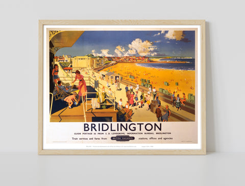 Bridlington - British Railways - 11X14inch Premium Art Print