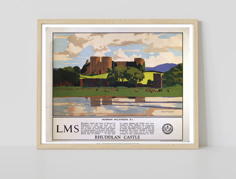 Rhuddlan Castle - 11X14inch Premium Art Print