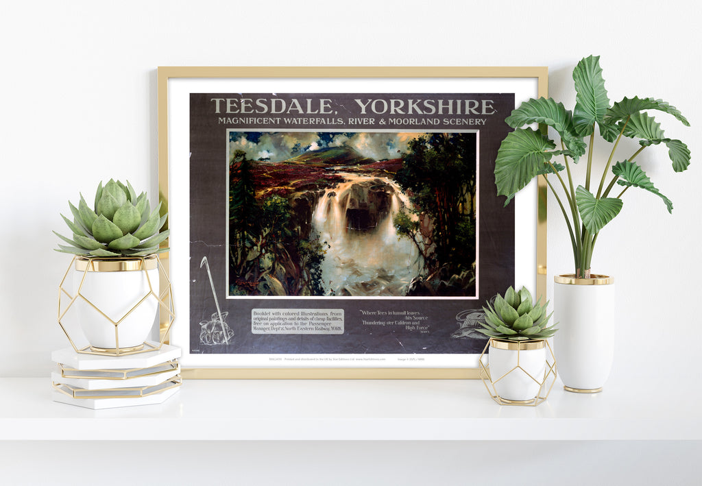 Teesdale Yorkshire - 11X14inch Premium Art Print