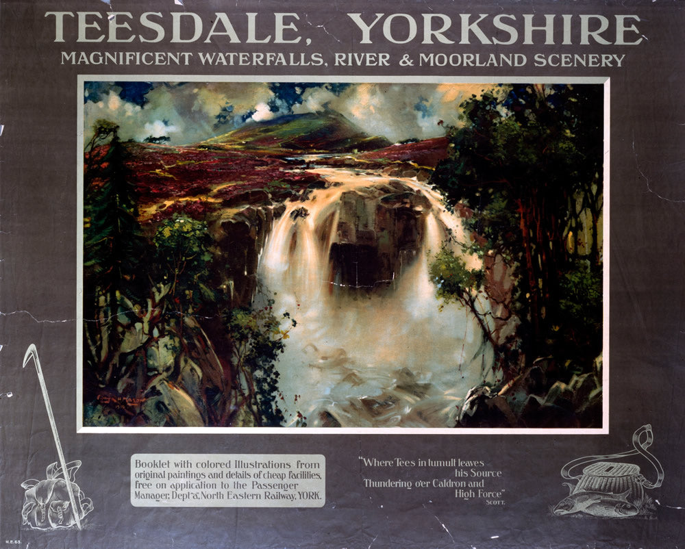 Teesdale Yorkshire 24" x 32" Matte Mounted Print