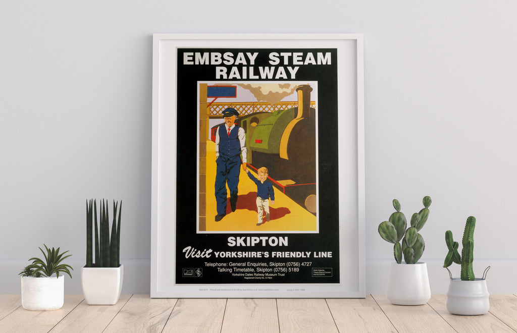 Embsay Steam Railway - Skipton - 11X14inch Premium Art Print