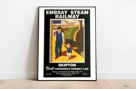 Embsay Steam Railway - Skipton - 11X14inch Premium Art Print