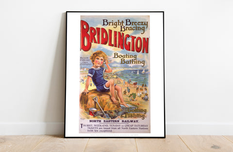 Bridlington - Bright, Breezy, Bracing - Premium Art Print