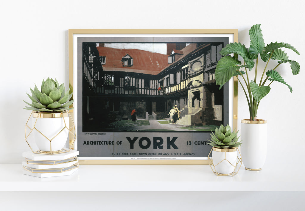 York, Architecture Of 13 Centuries - Premium Art Print