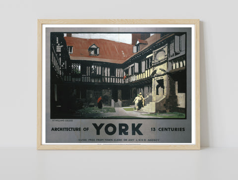York, Architecture Of 13 Centuries - Premium Art Print