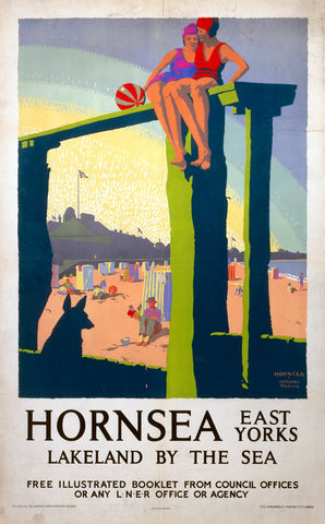 Hornsea East Yorkshire LNER 24" x 32" Matte Mounted Print