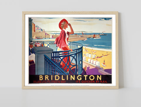 Bridlington - It's Quicker By Rail - Premium Art Print