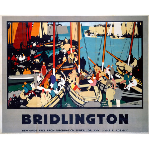 Bridlington LNER 24" x 32" Matte Mounted Print