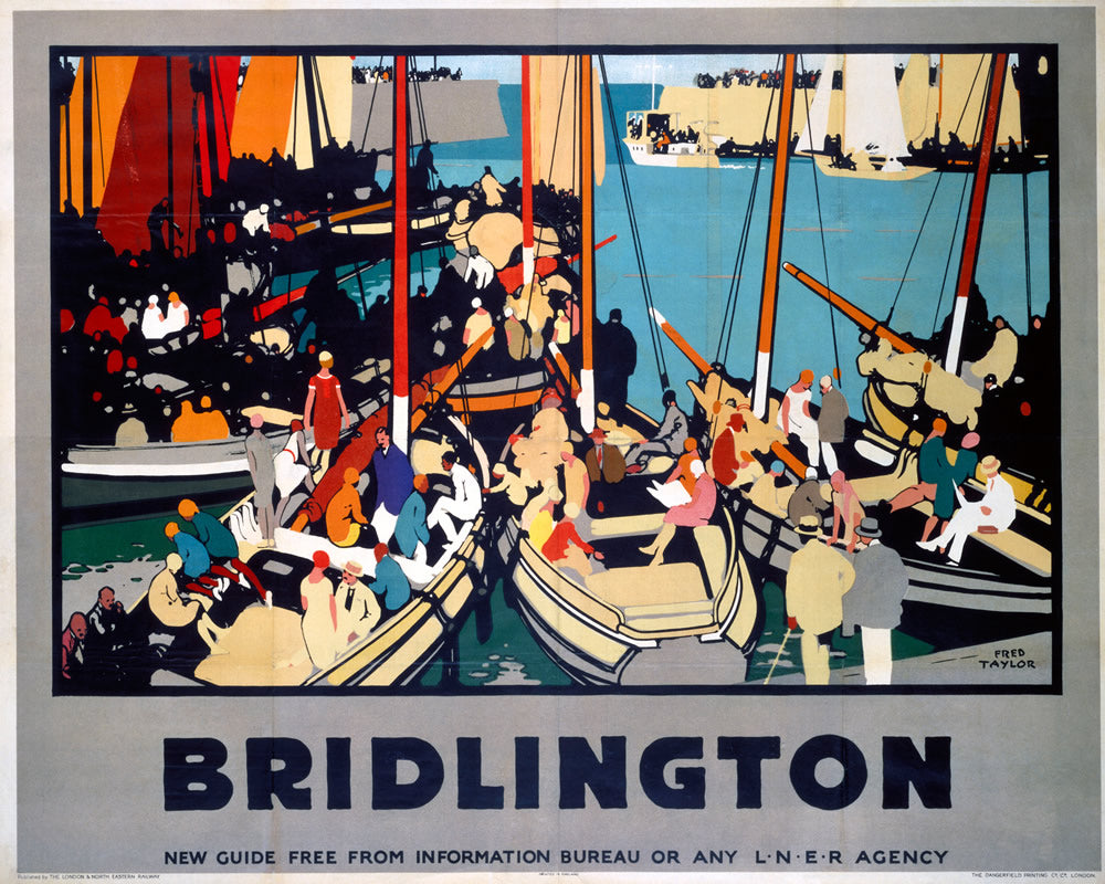 Bridlington LNER 24" x 32" Matte Mounted Print
