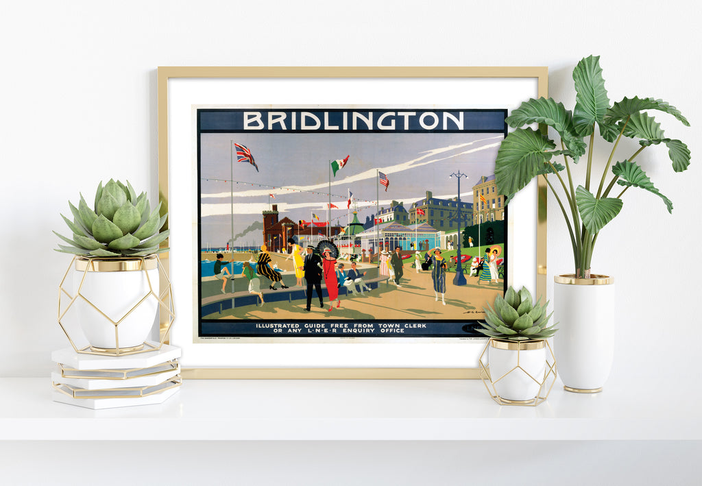 Bridlington Flags - Lner - 11X14inch Premium Art Print