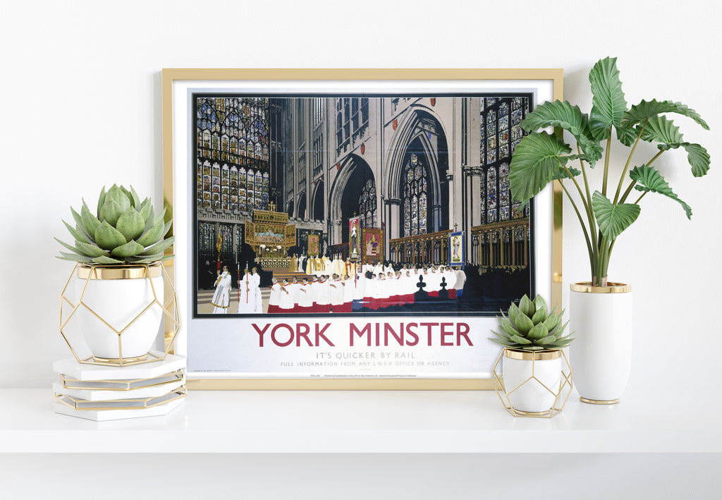 York Minster - 11X14inch Premium Art Print