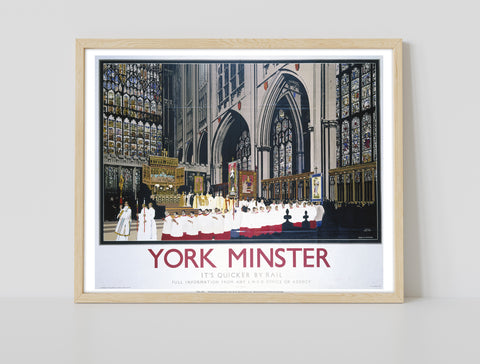 York Minster - 11X14inch Premium Art Print