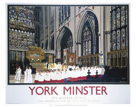 York Minster Choir 24" x 32" Matte Mounted Print