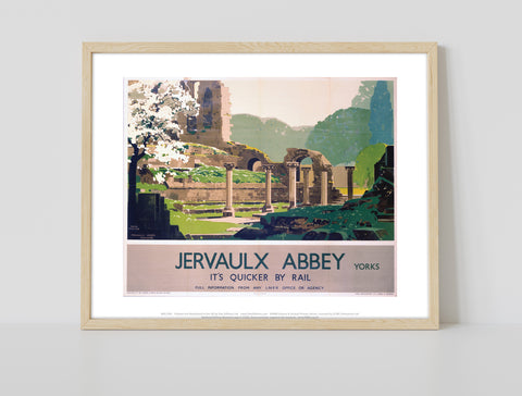 Jervaulx Abbey - Yorkshire Lner - 11X14inch Premium Art Print
