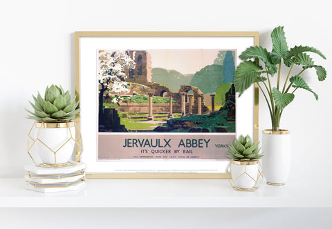 Jervaulx Abbey - Yorkshire Lner - 11X14inch Premium Art Print