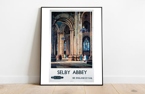 Selby Abbey, Abbot Hug's Pillar - 11X14inch Premium Art Print