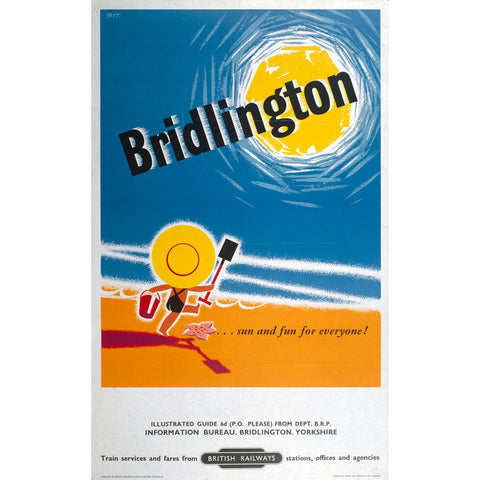 Bridlington British Railways 24" x 32" Matte Mounted Print