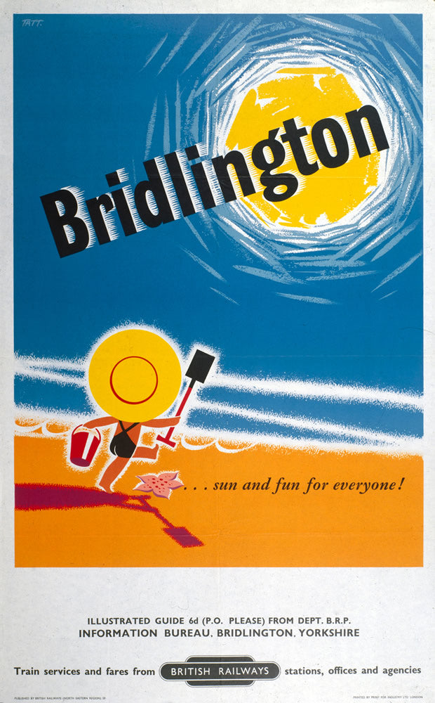 Bridlington British Railways 24" x 32" Matte Mounted Print
