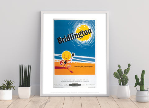 Bridlington, Sun And Fun For Everyone! - Premium Art Print