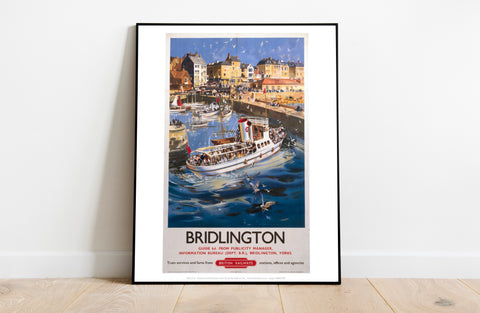 Bridlington Port From The Sea - 11X14inch Premium Art Print