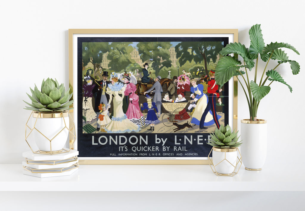 London By Lner - 11X14inch Premium Art Print