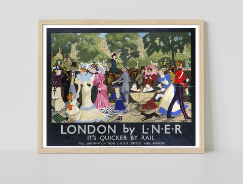 London By Lner - 11X14inch Premium Art Print