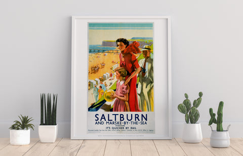 Saltburn And Marske By The Sea, Yorkshire - Art Print