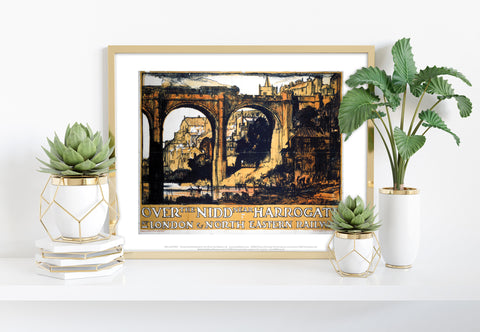Over The Nidd Near Harrogate Lner - 11X14inch Premium Art Print