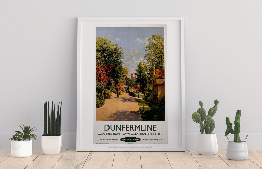 Dunfirmline, Fife British Railways - Premium Art Print