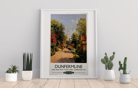 Dunfirmline, Fife British Railways - Premium Art Print