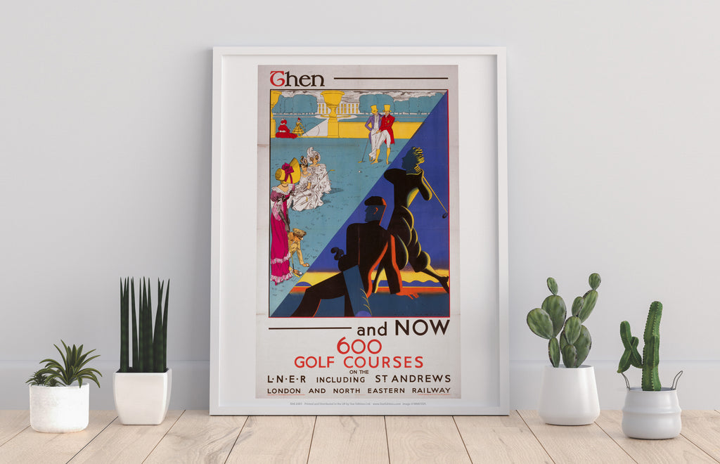 St Andrews, Then And Now - 11X14inch Premium Art Print