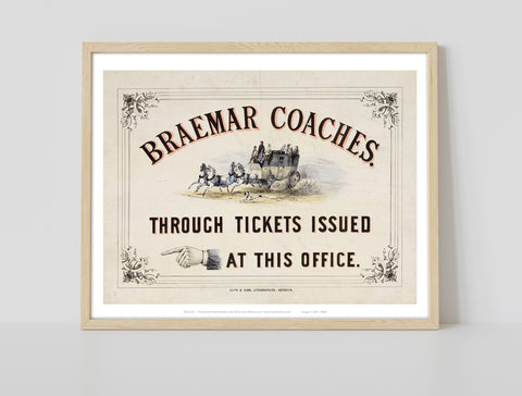 Braemar Coaches - 11X14inch Premium Art Print
