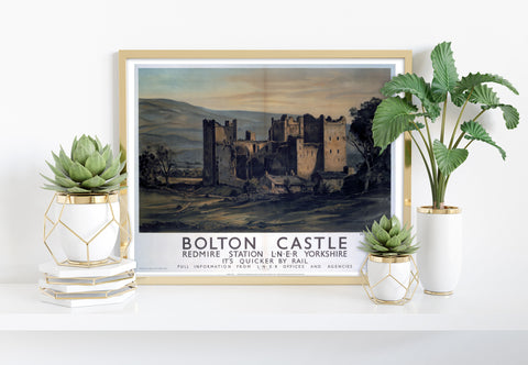 Bolton Castle, Yorkshire - 11X14inch Premium Art Print