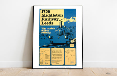 1758 Middleton Railway Leeds -World Oldest Railway Art Print