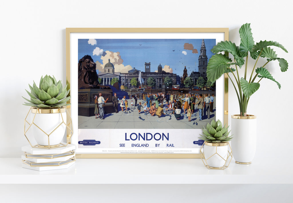 London - See England By Rail - 11X14inch Premium Art Print