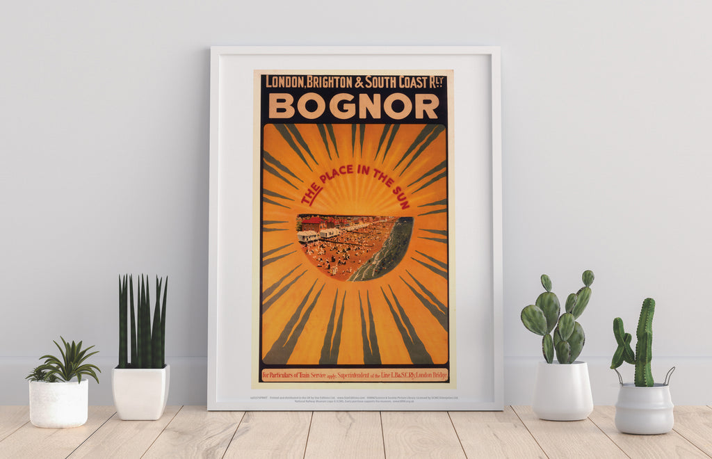 Bognor, The Place In The Sun - 11X14inch Premium Art Print