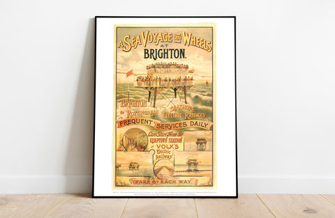 A Sea Voyage On Wheels At Brighton - Premium Art Print