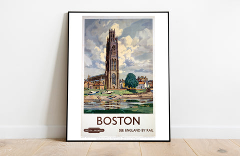 Boston - See England By Rail - 11X14inch Premium Art Print