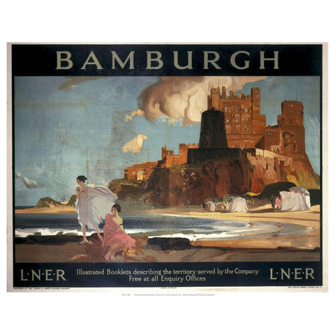 Bamburgh 24" x 32" Matte Mounted Print