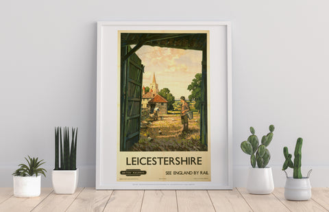 Leicestershire - 11X14inch Premium Art Print