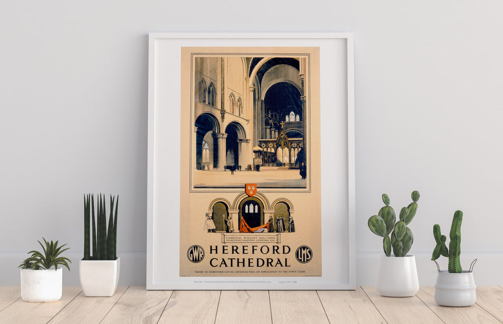 Hereford Cathedral - 11X14inch Premium Art Print