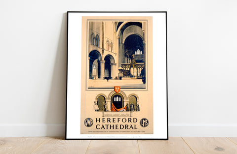 Hereford Cathedral - 11X14inch Premium Art Print